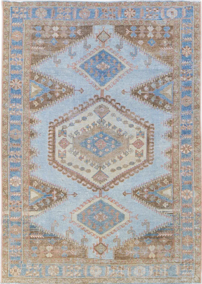 Vintage Persian Malayer Rug - Apadana - Blue - Blue