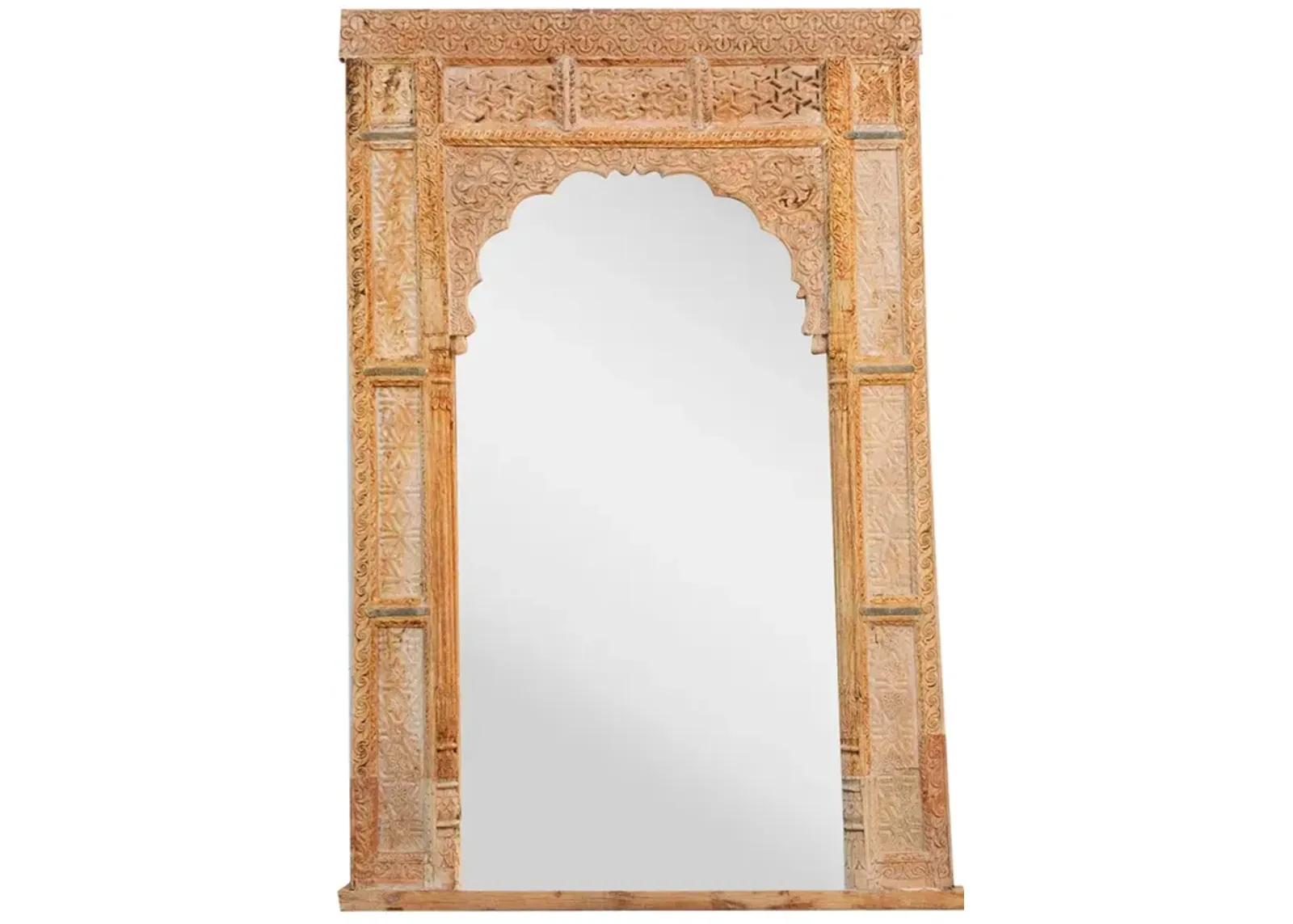 Grand Indian Door Frame Mirror - de-cor - Brown