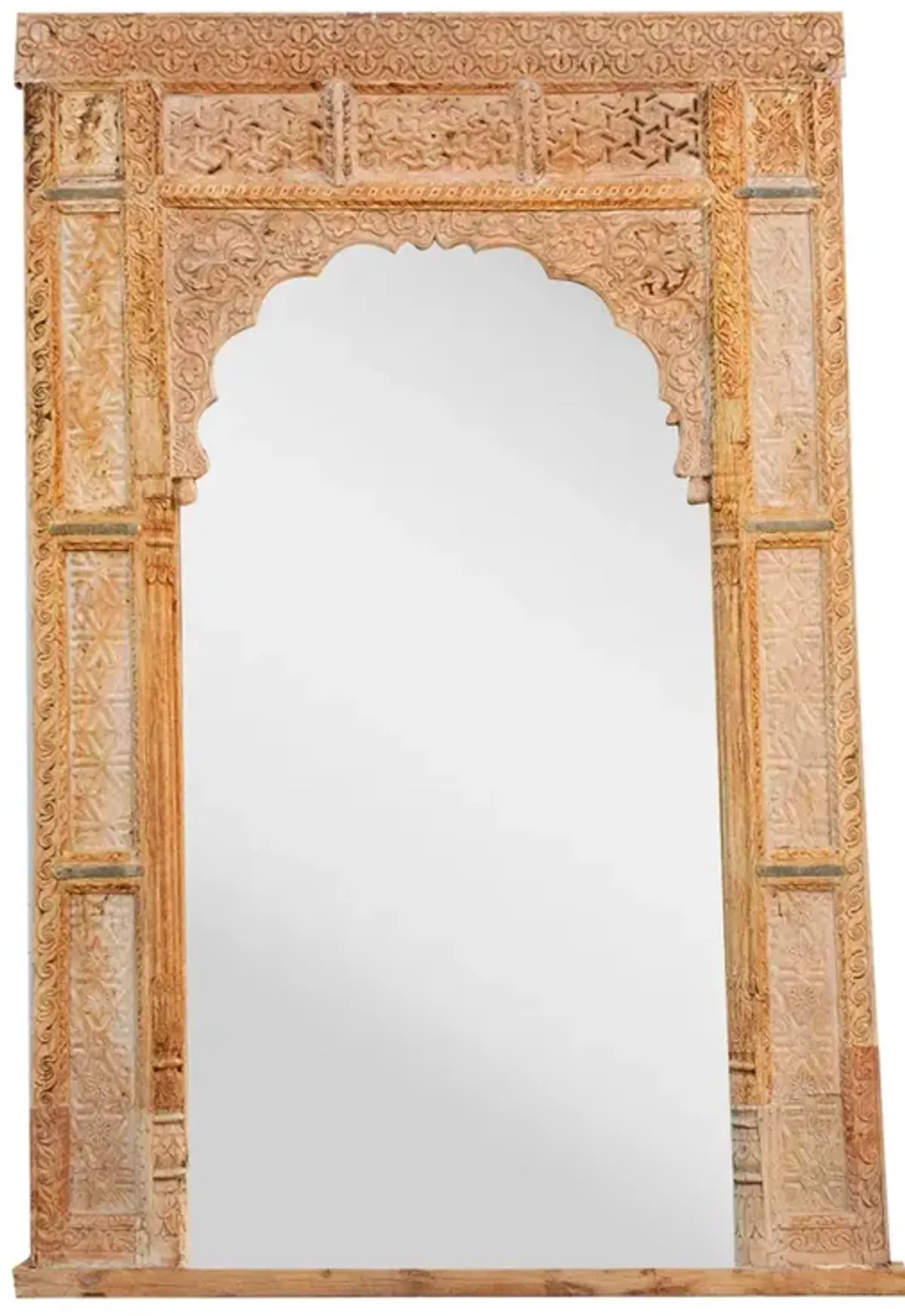 Grand Indian Door Frame Mirror - de-cor - Brown