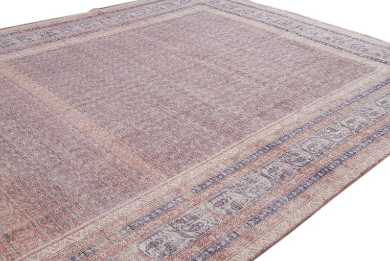 Antique Turkish Art Deco Rug - Apadana - Pink - Pink