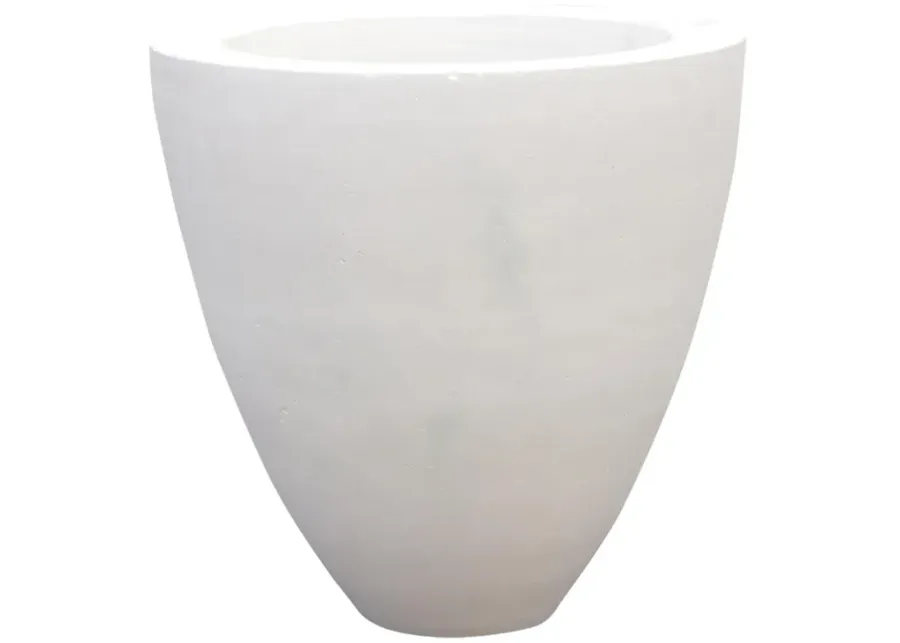 White Cloud Stone Outdoor Planter - de-cor - Handcrafted - 25" l x 25" w x 26" h