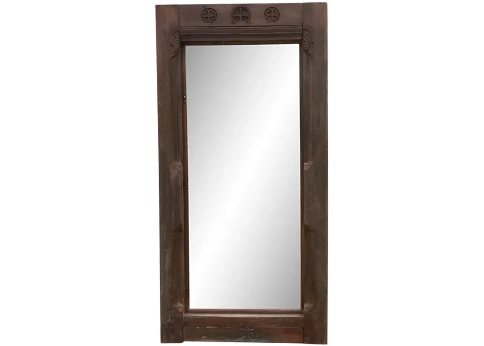 Goa Portuguese Antique Mirror - de-cor - Brown