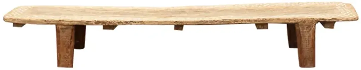 Primitive Inlaid Tribal Naga Table