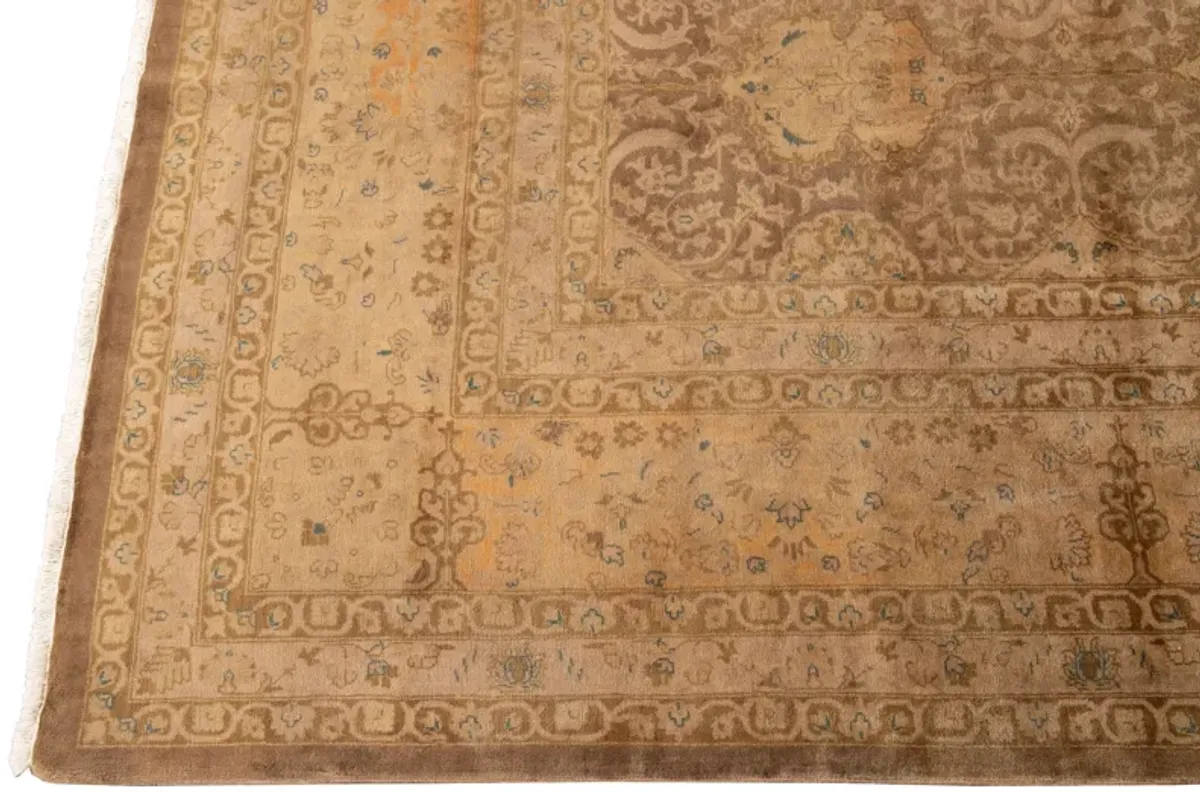 Antique Indian All Over Rug - Apadana - Brown - Brown