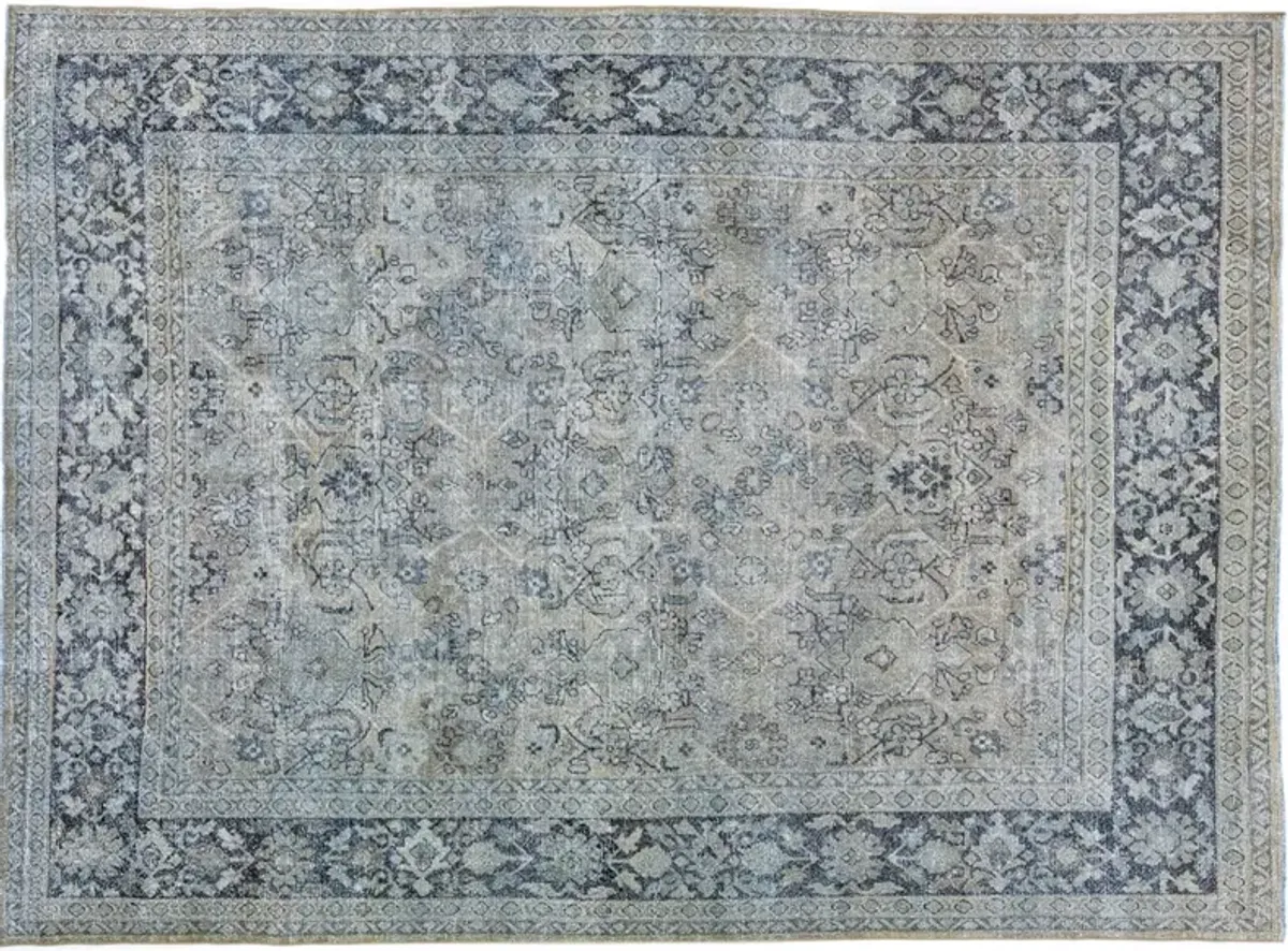 Antique Persian Tabriz Rug - Apadana - Gray - Gray