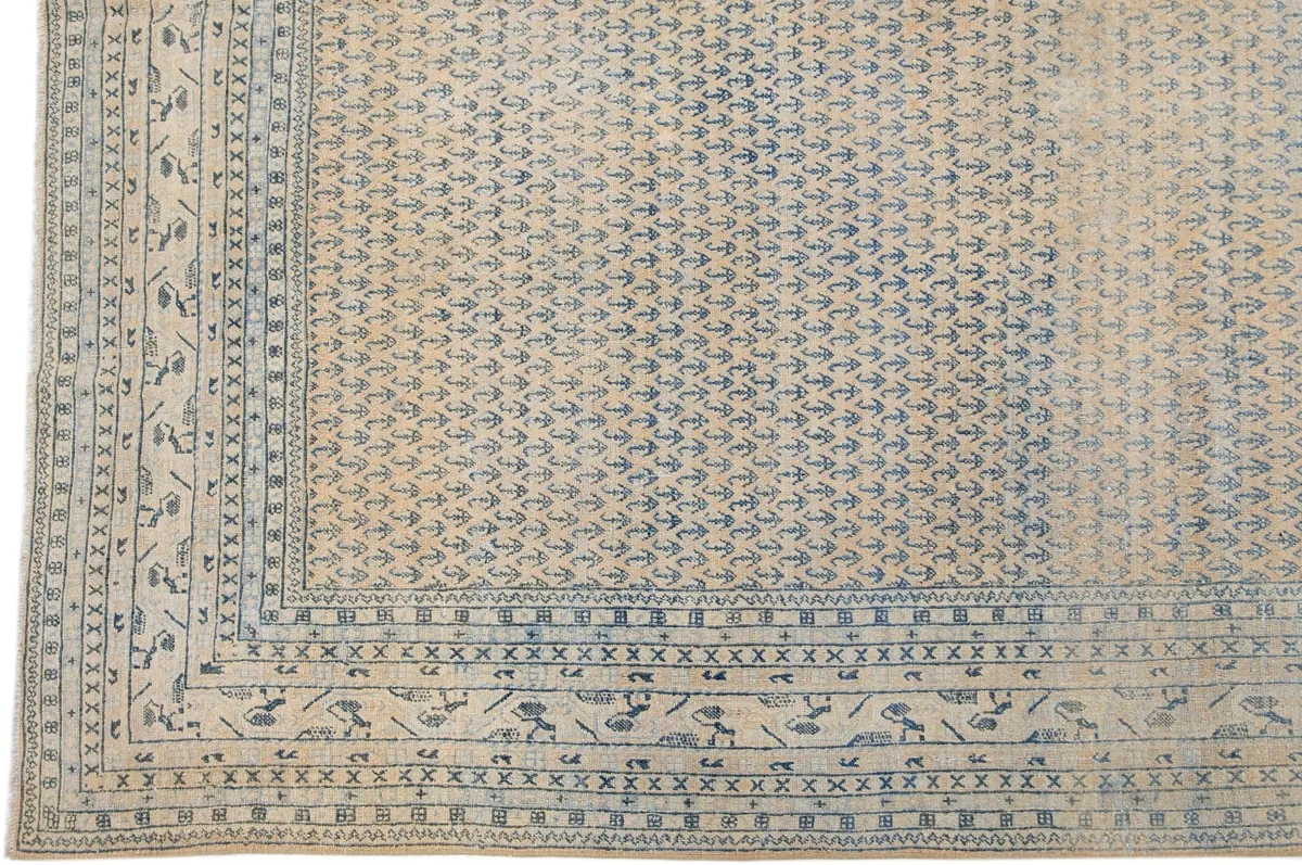 Antique Persian Malayer Rug - Apadana - Blue - Blue