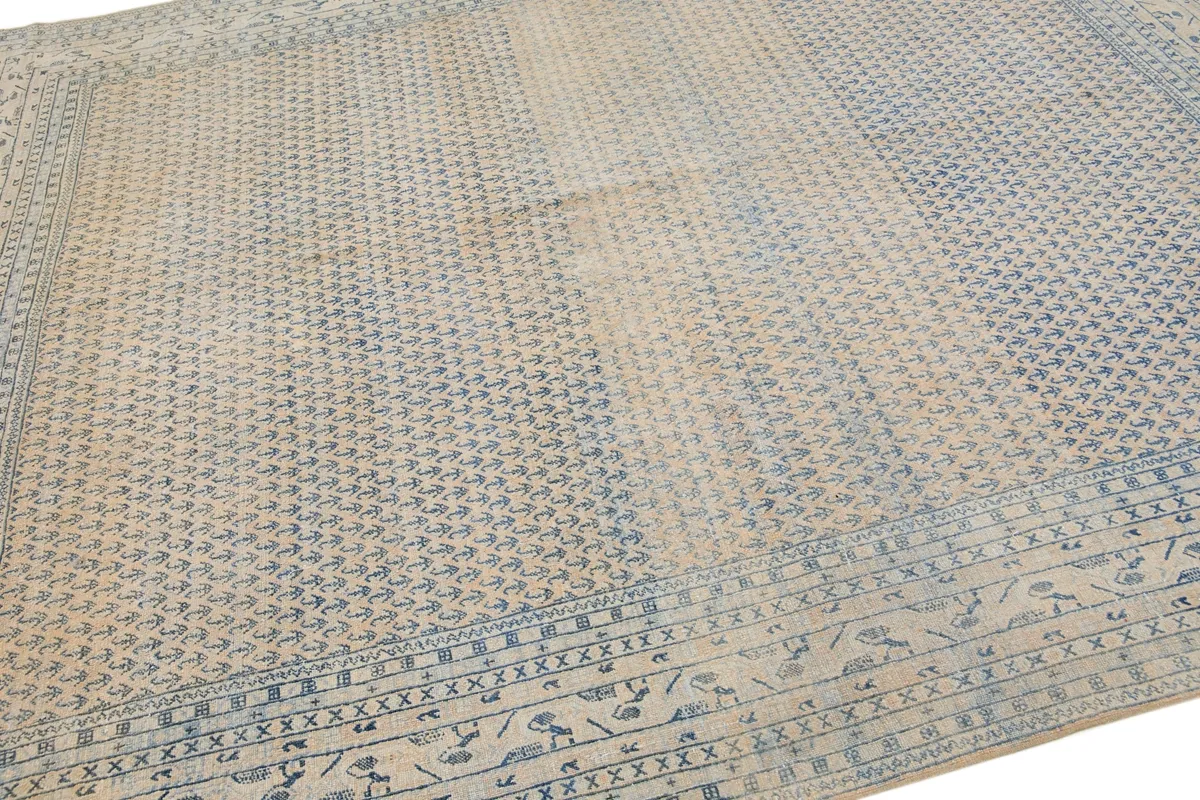 Antique Persian Malayer Rug - Apadana - Blue - Blue