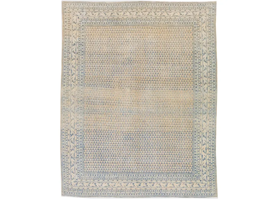 Antique Persian Malayer Rug - Apadana - Blue - Blue