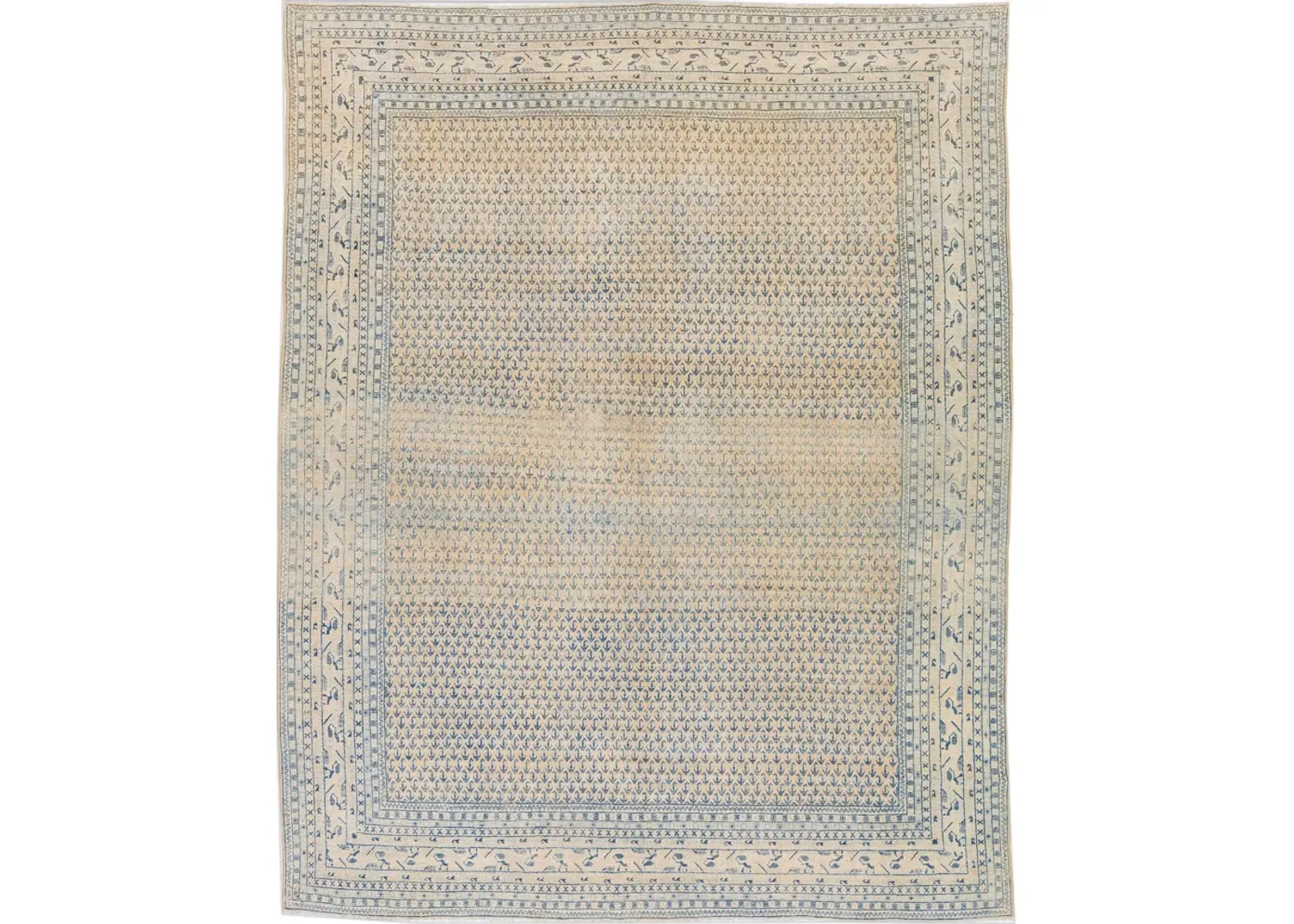 Antique Persian Malayer Rug - Apadana - Blue - Blue