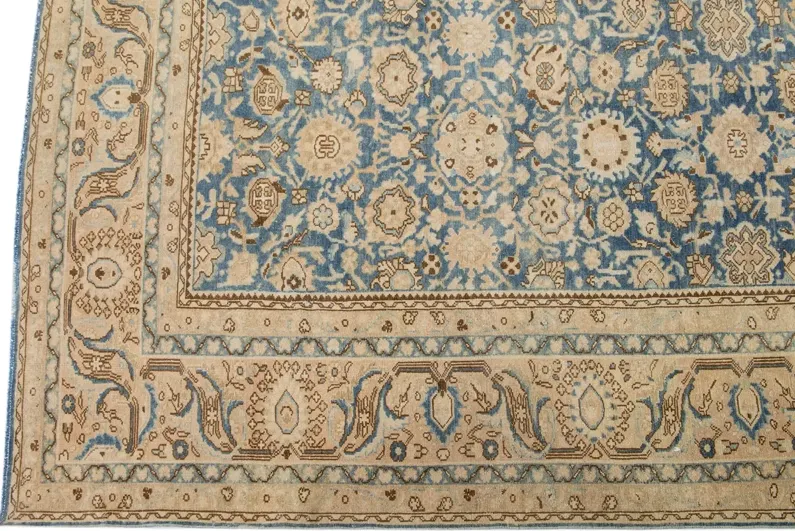 Antique Persian Malayer Rug - Apadana - Blue - Blue