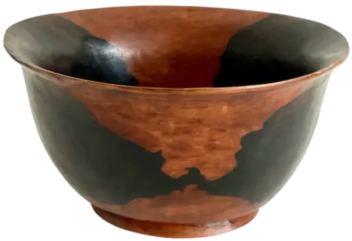 Artisan Exotic Wood Oversized Bowl - Ballyhoo - Brown