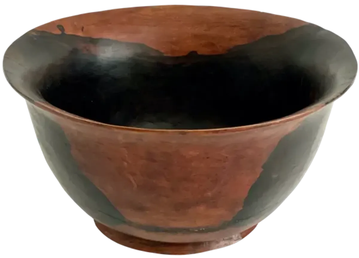 Artisan Exotic Wood Oversized Bowl - Ballyhoo - Brown