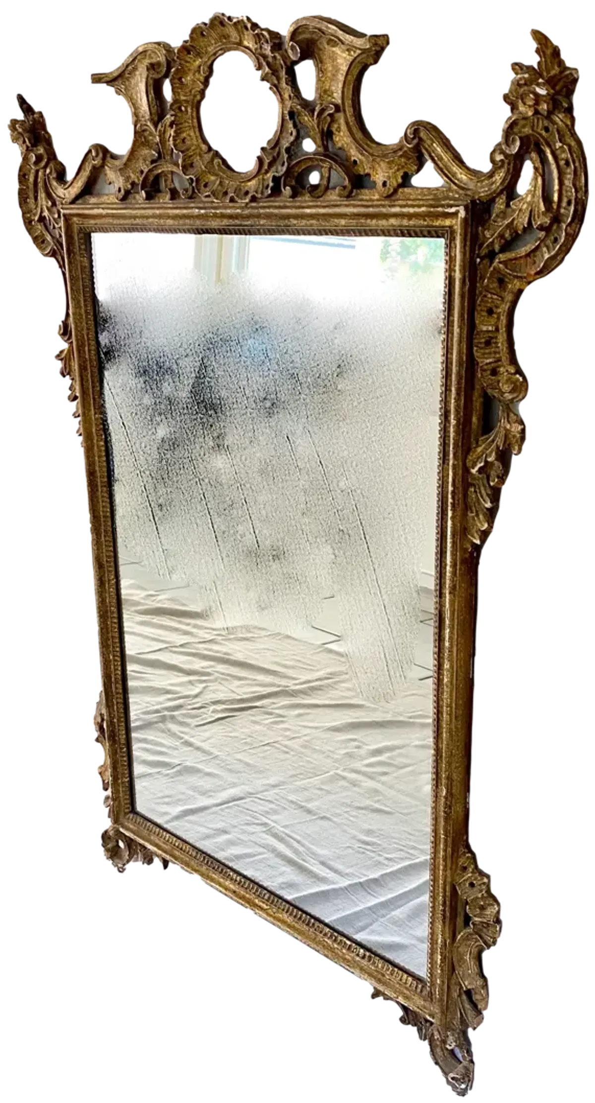 Antique Gold Louis XIII Wall Mirror - Ballyhoo