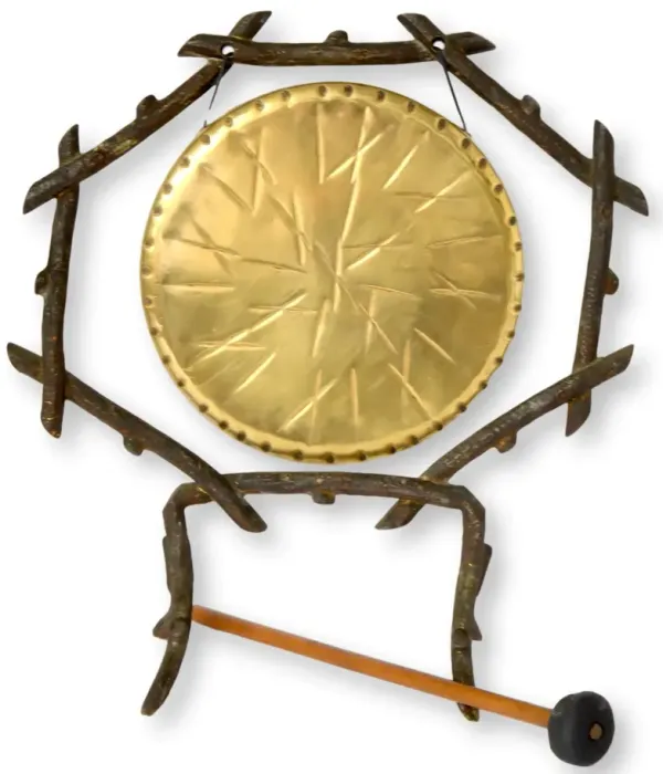 Antique English Wrought Iron Dinner Bell