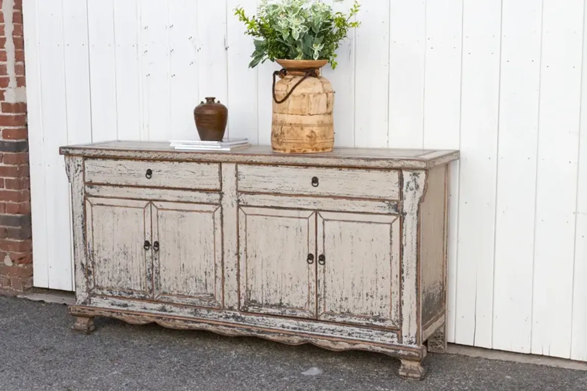 Farmhouse Style Painted Sideboard - de-cor - Gray