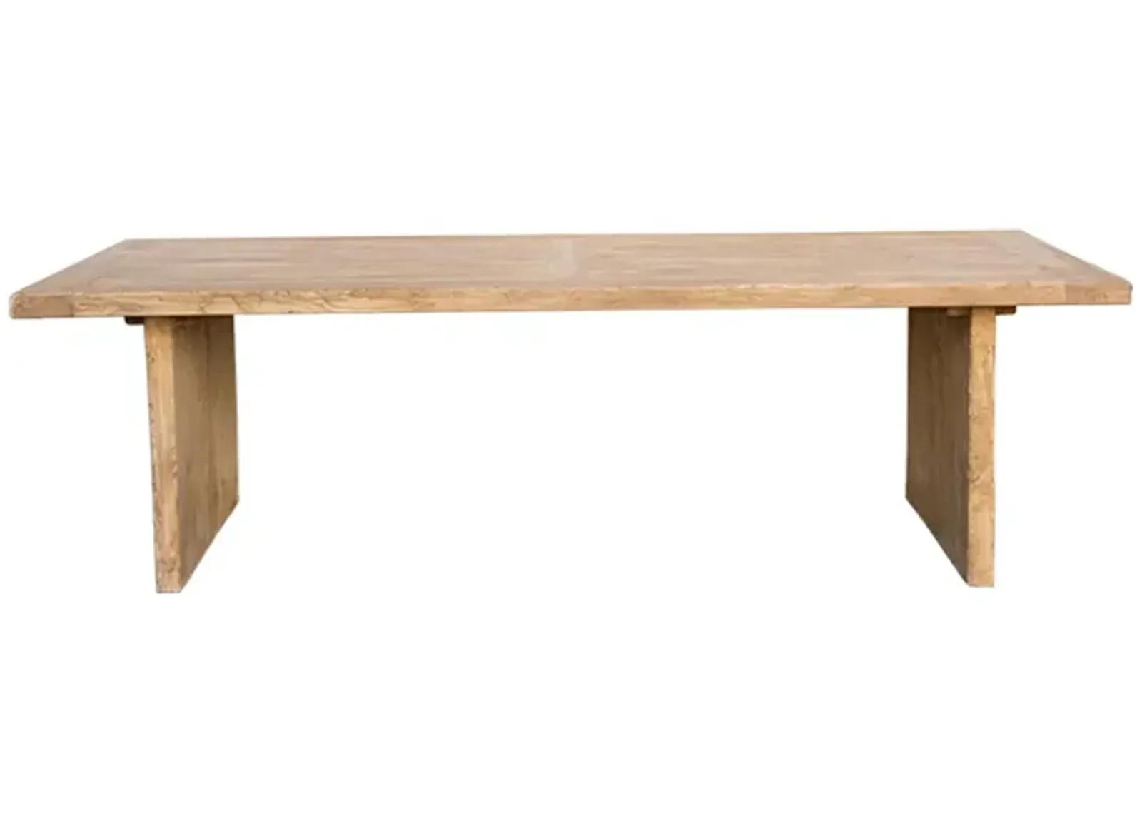 102" Long Rustic Modern Dining Table - de-cor