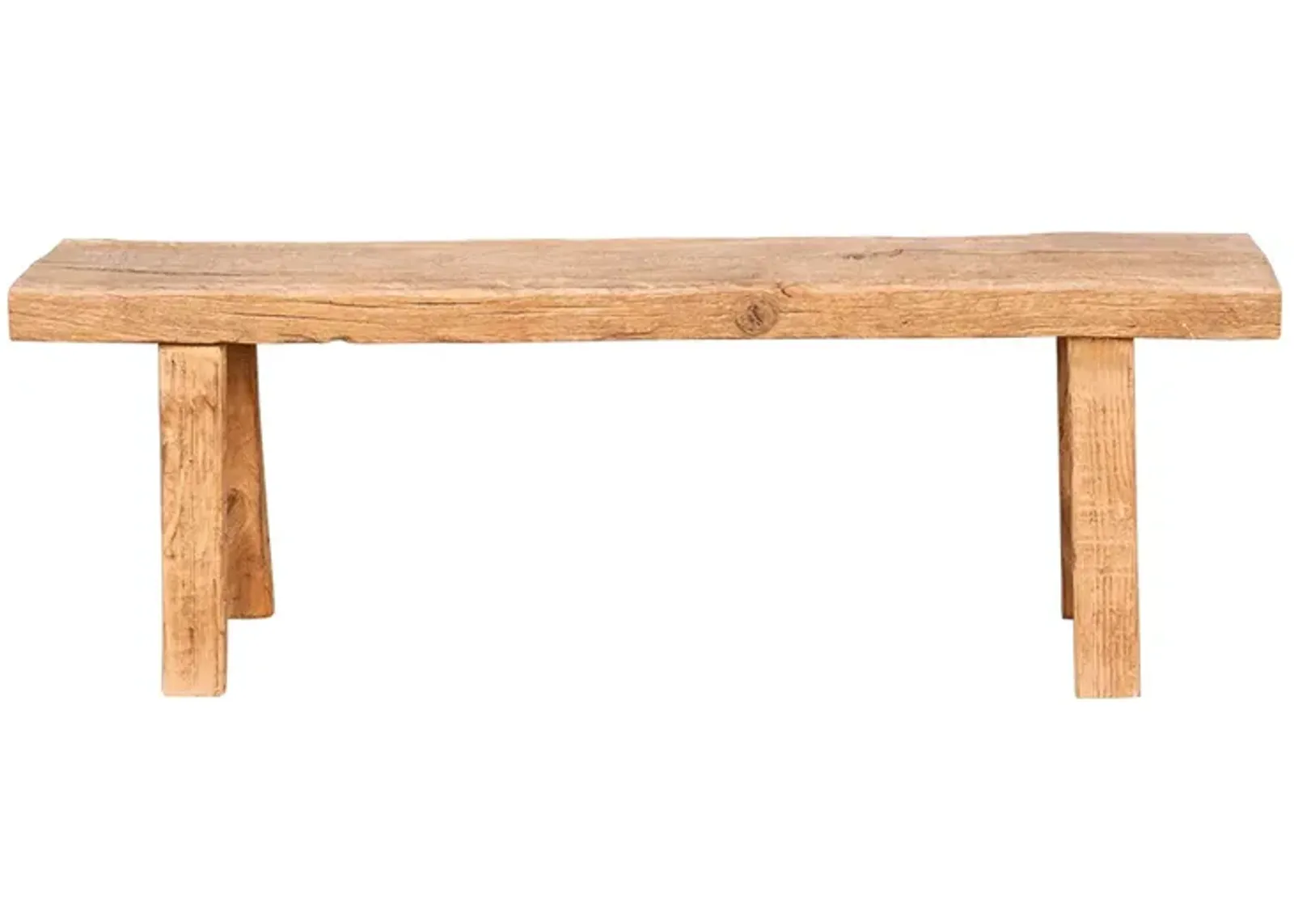 Robust Elm Farmhouse Bench - de-cor - Brown