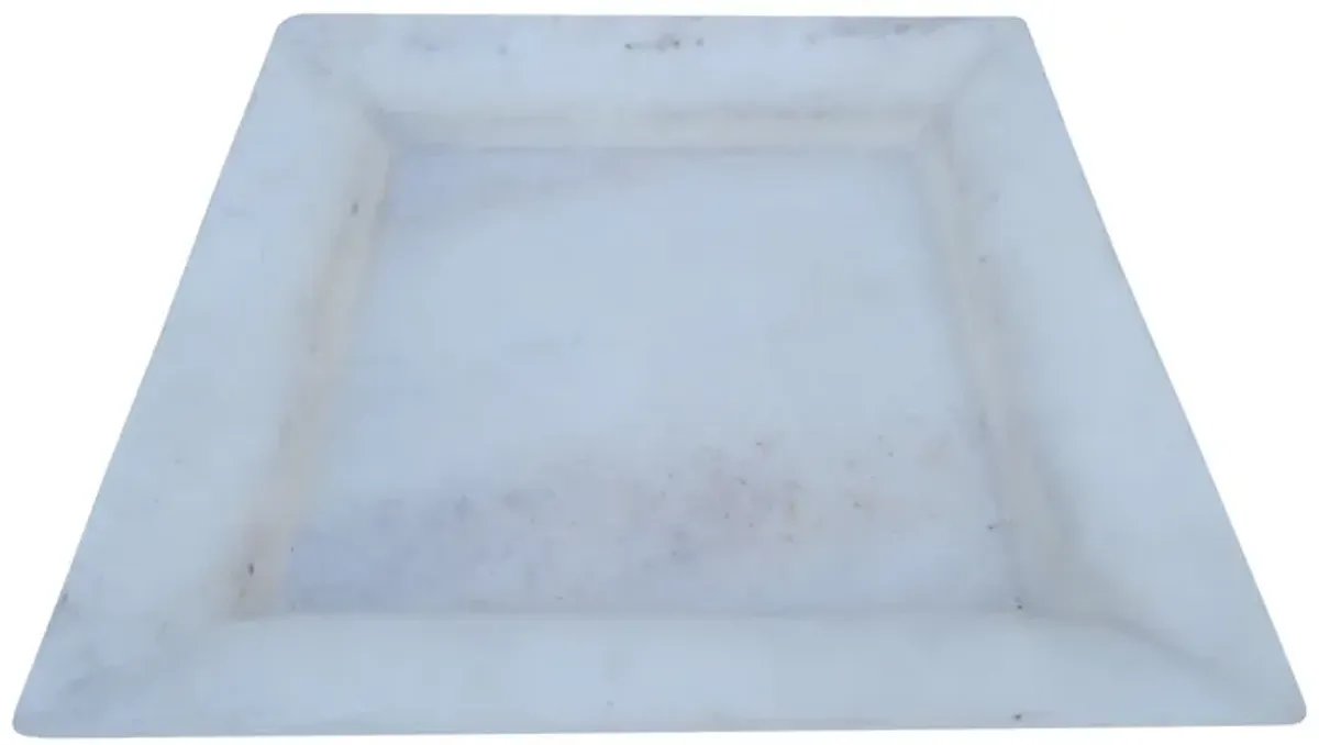 White veined Marble Catchall Tray