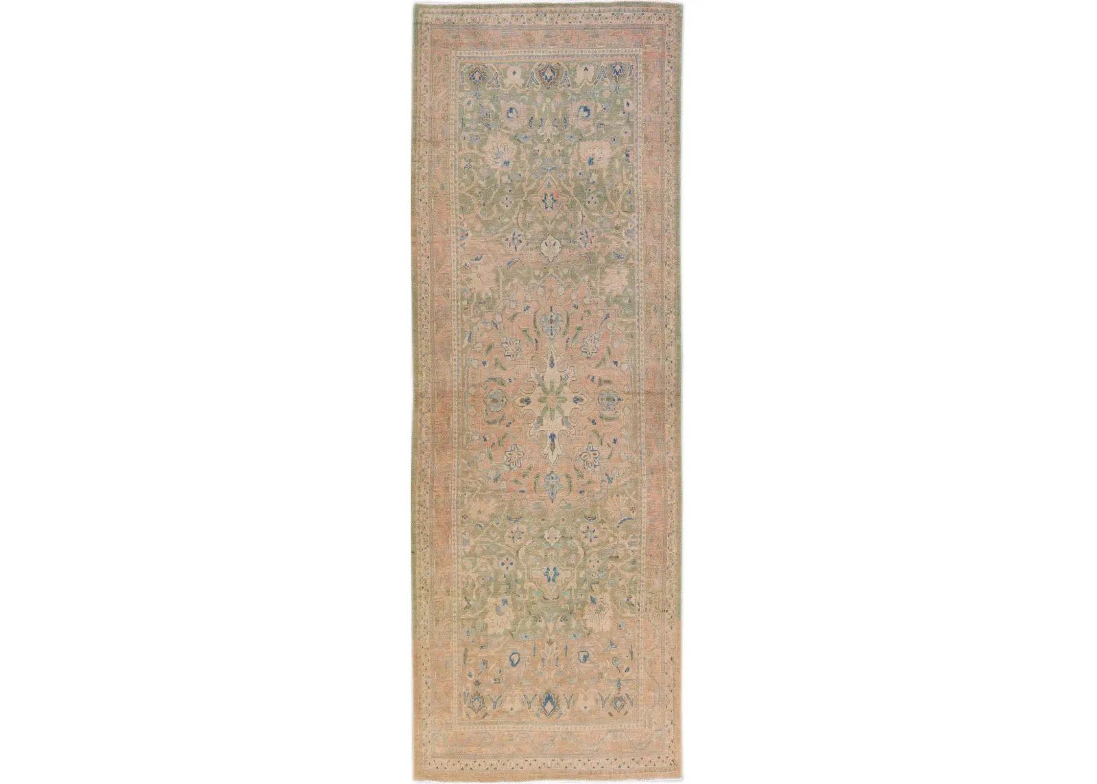 Vintage Persian Mahal Runner Rug - Apadana - Pink - Pink