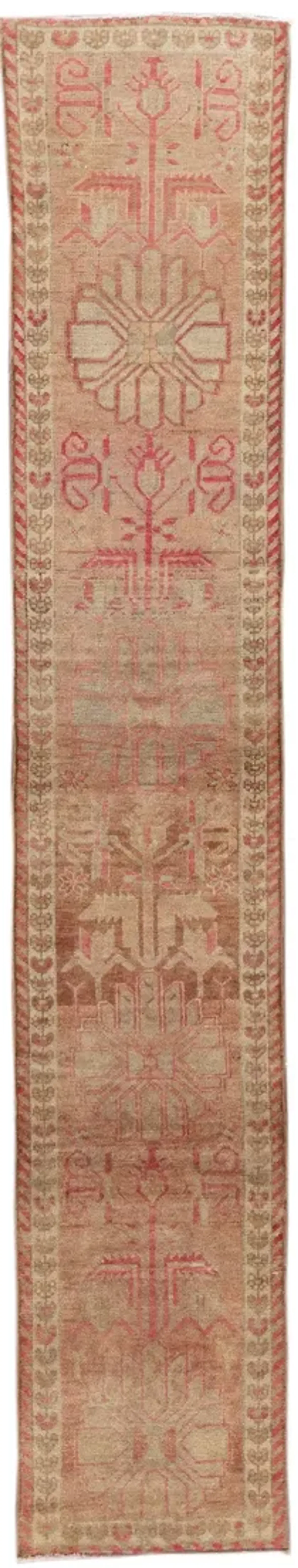 Vintage Turkish Anatolian Runner Rug - Apadana - Brown - Brown