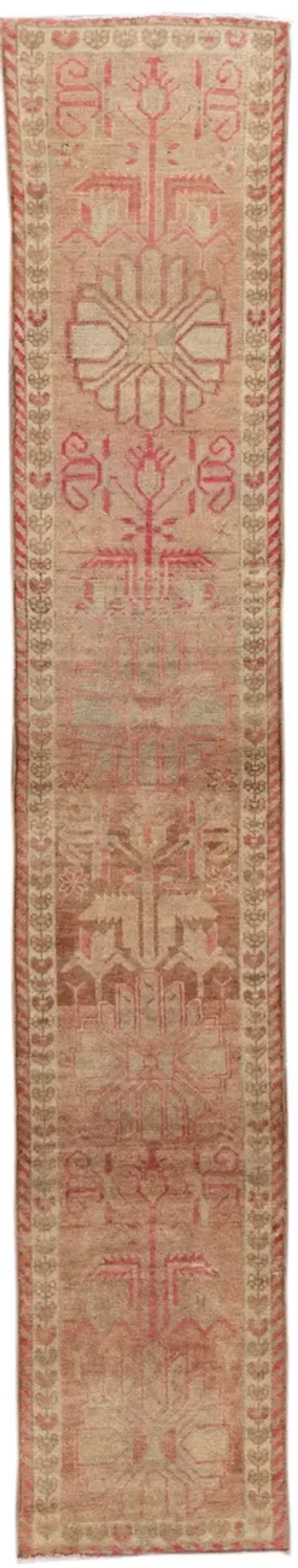 Vintage Turkish Anatolian Runner Rug - Apadana - Brown - Brown