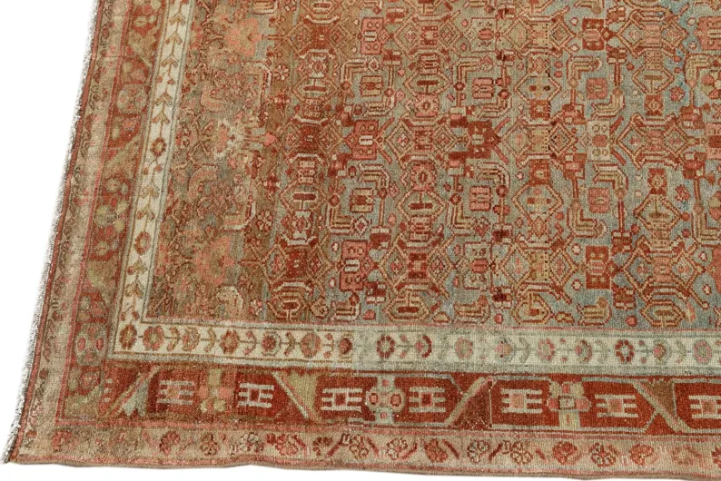 Antique Persian Malayer Runner Rug - Apadana - Red - Red