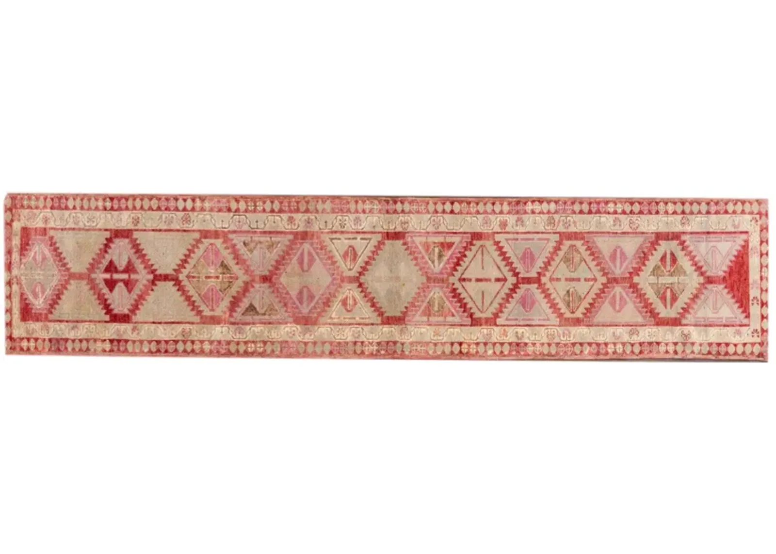 Vintage Anatolian Runner - 2'9" x 12'11" - Apadana - Pink