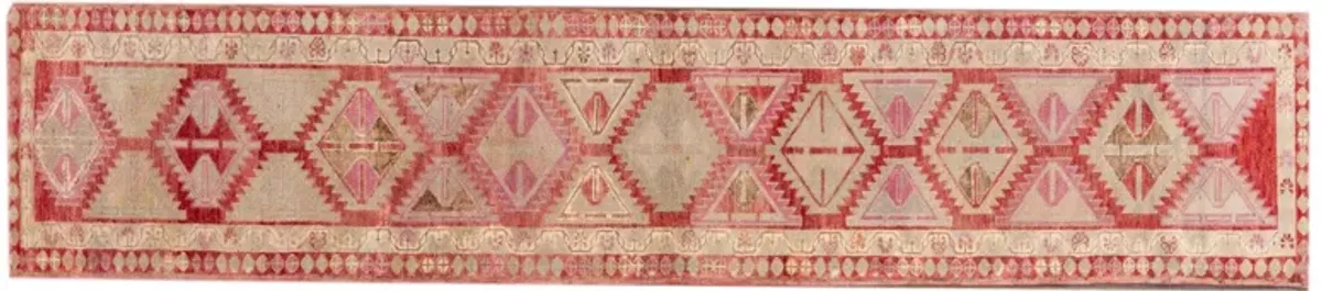 Vintage Anatolian Runner - 2'9" x 12'11" - Apadana - Pink