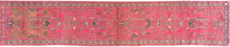 Vintage Persian Malayer Runner Rug - Apadana - Pink - Pink