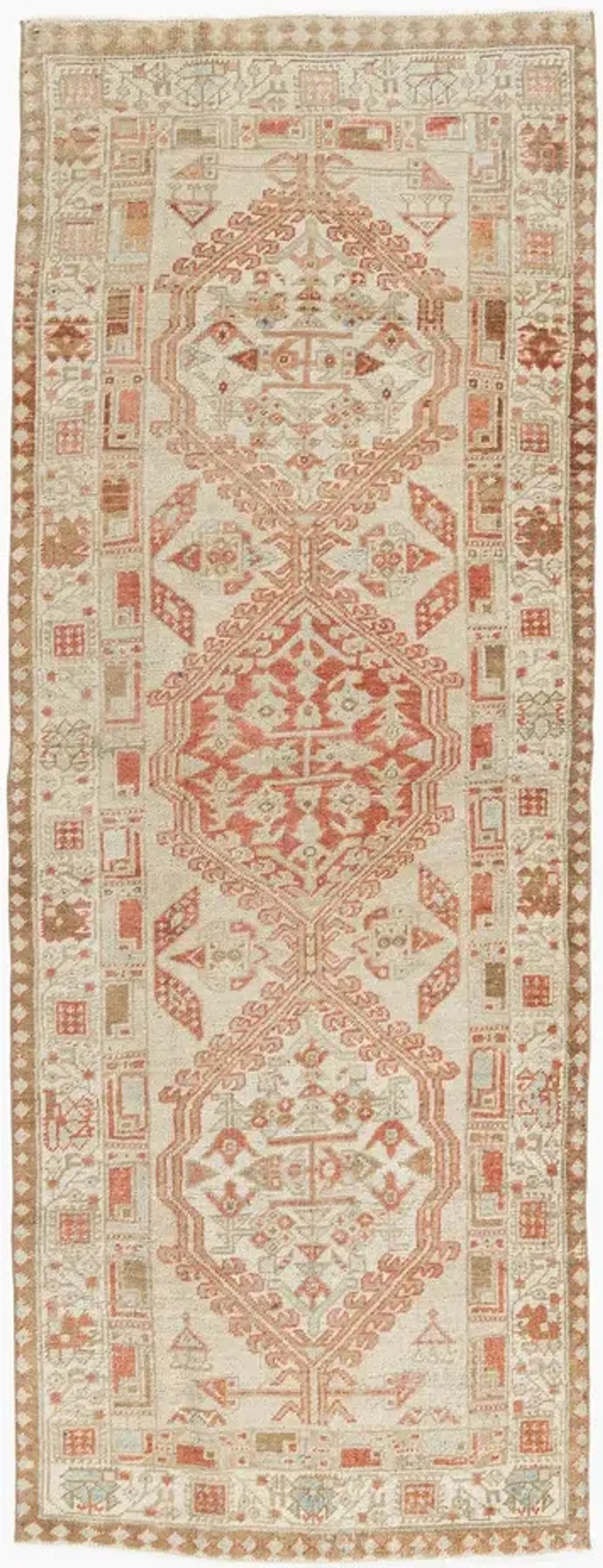 Persian Serab Runner 3' X 7'10 - Pink