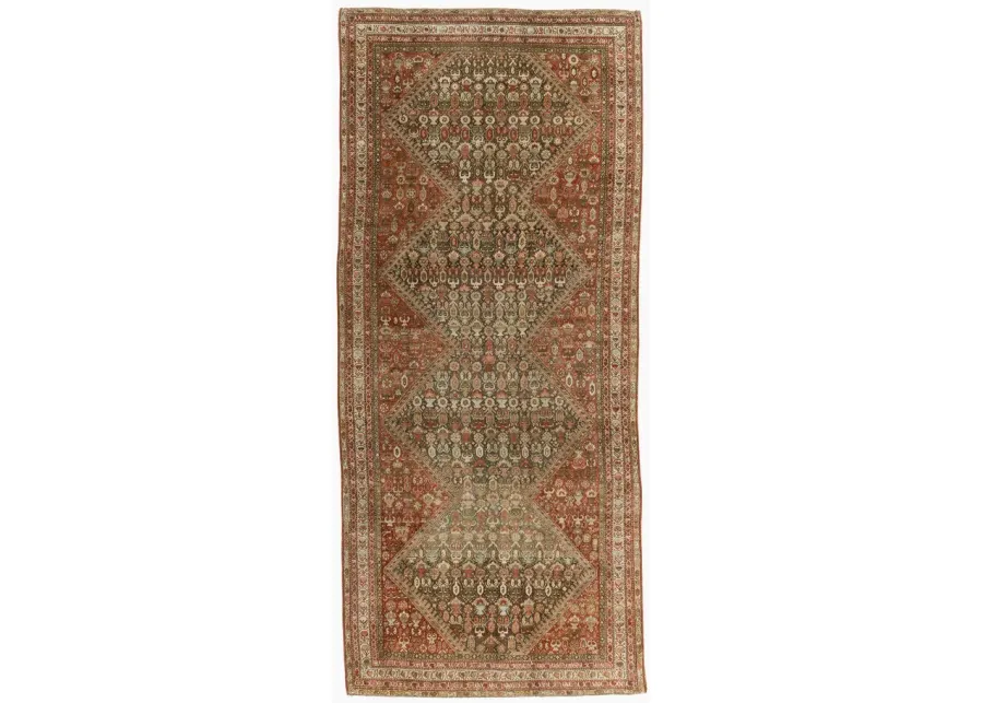 Persian Malayer Runner 5'3 X 12'2 - Brown