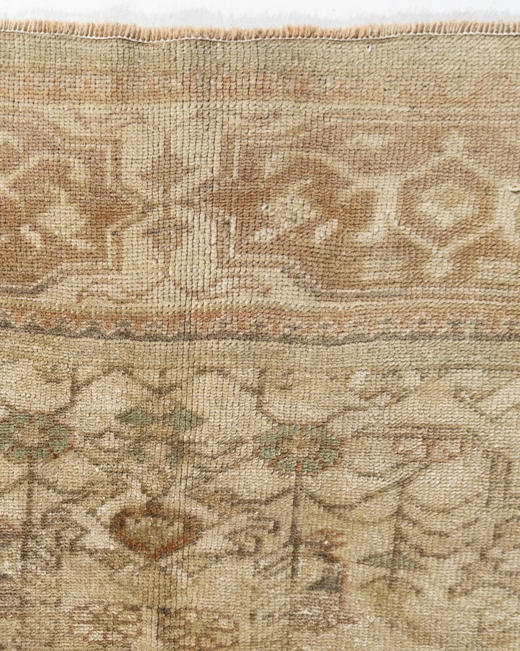 Turkish Oushak Area Rug 4'1 X 6' - Beige - Beige