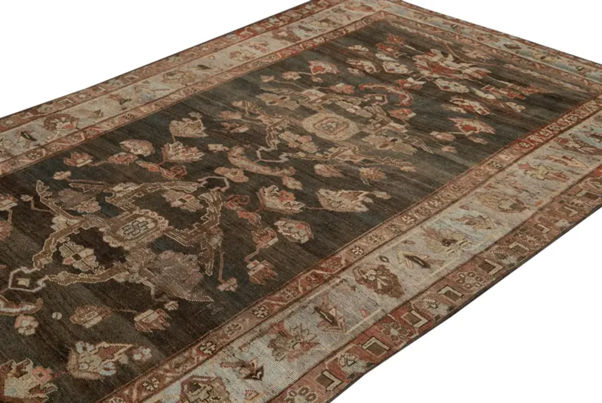 Antique Persian Bidjar Runner Rug - Apadana - Brown - Brown