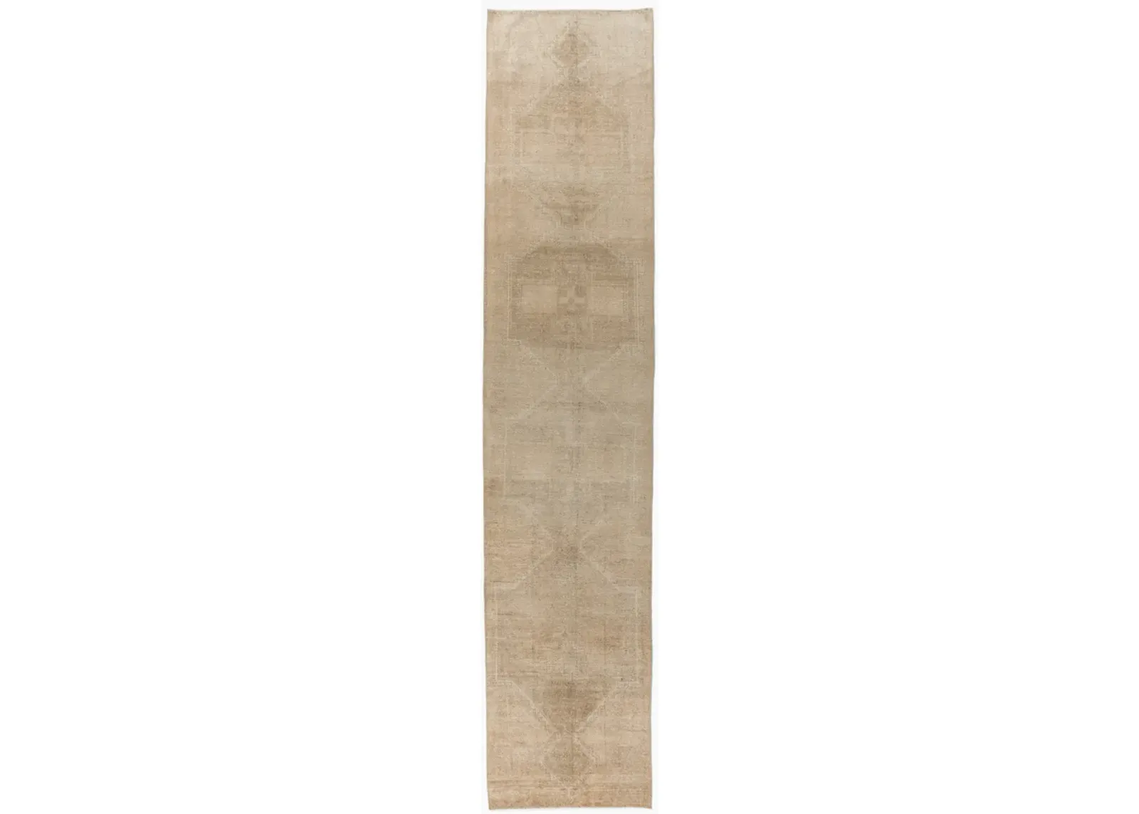 Turkish Oushak Runner 2'10 X 13'7 - Beige