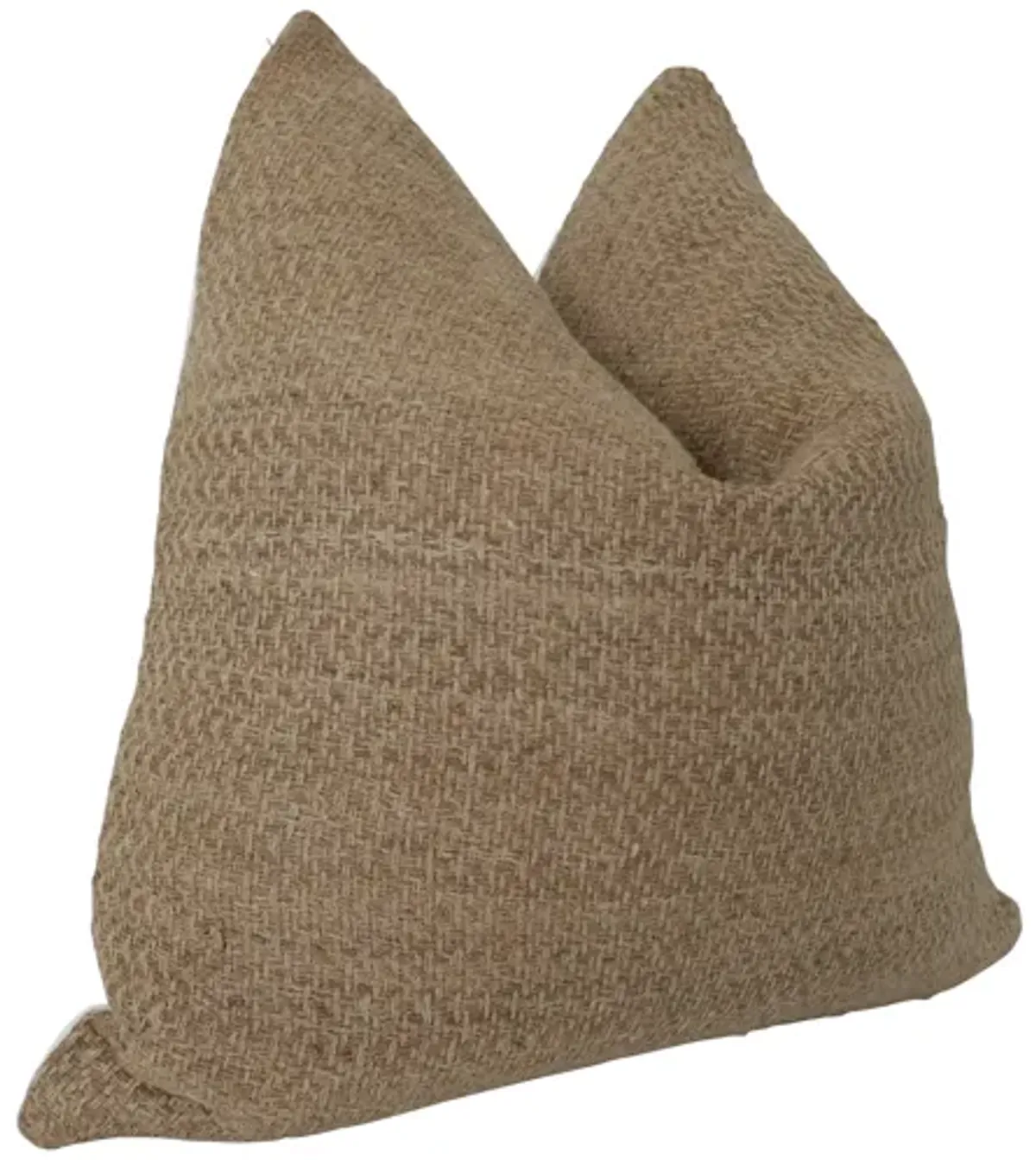 Camel Mesh & Linen Pillow