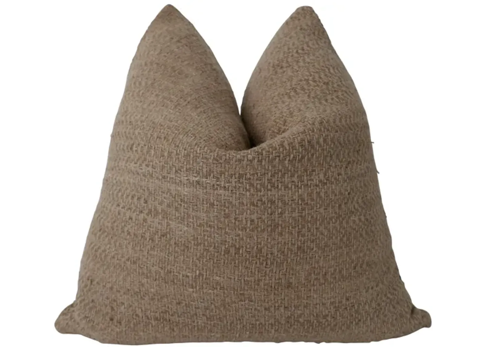 Camel Mesh & Linen Pillow