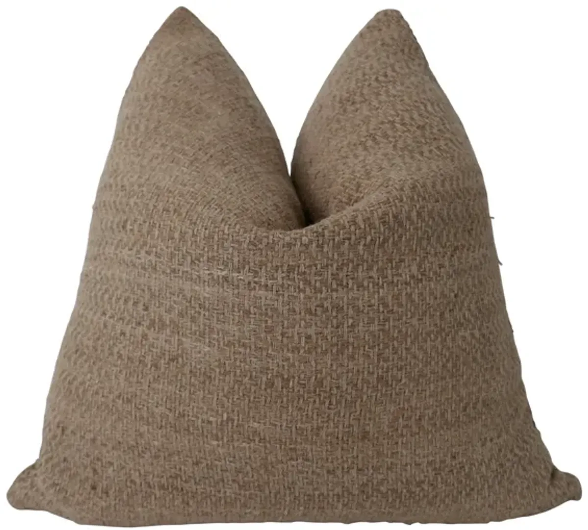 Camel Mesh & Linen Pillow