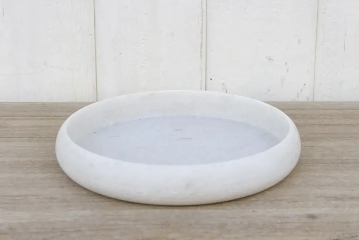 Round Marble Tray Bowl - de-cor