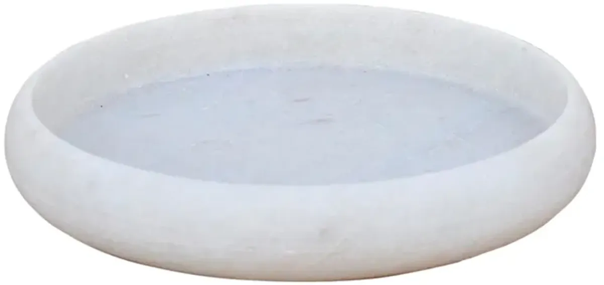 Round Marble Tray Bowl - de-cor