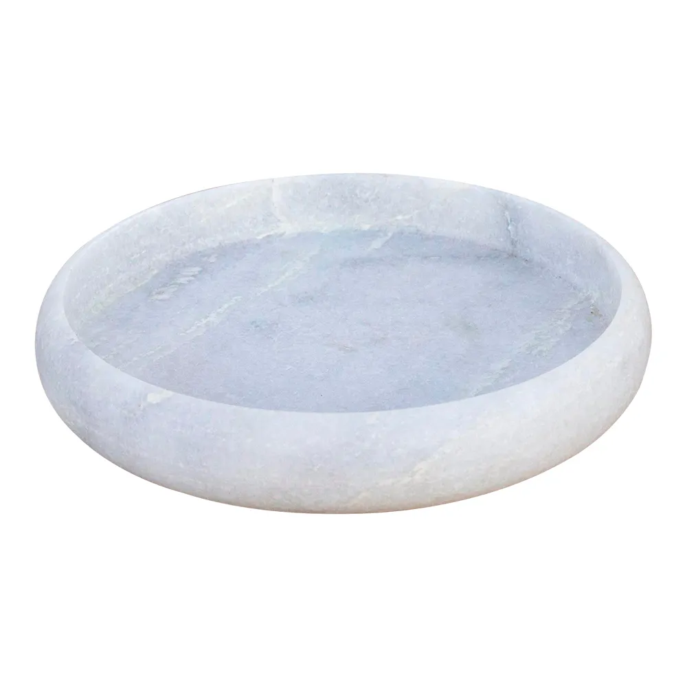 Modern Marble Round Bowl - de-cor