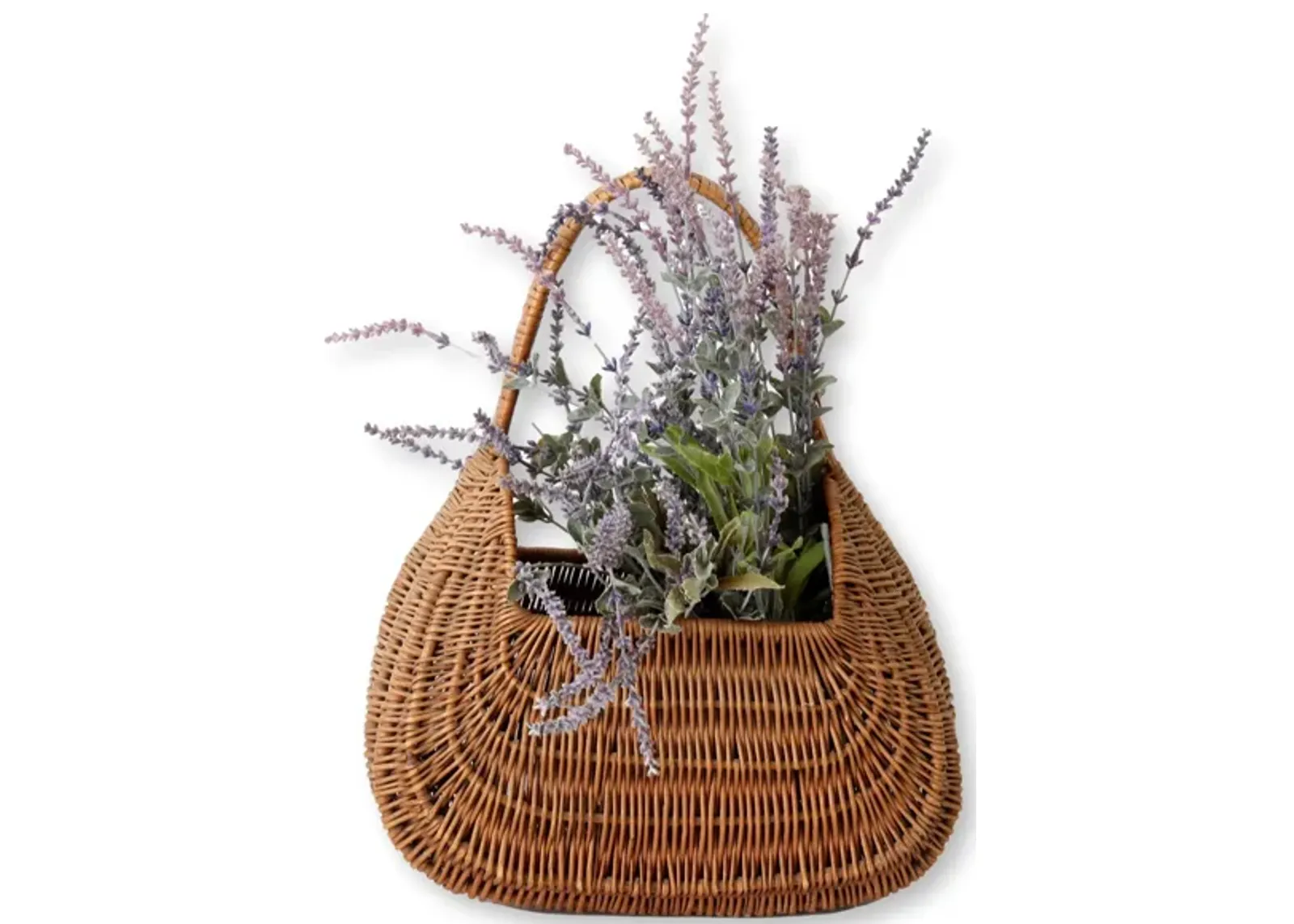 French Wicker "Carry All" Basket - Rose Victoria - Brown