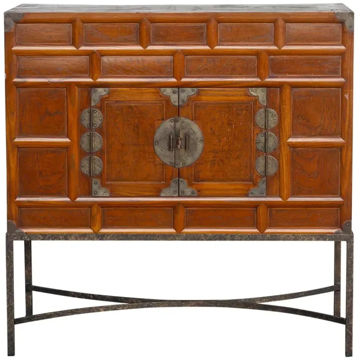 Mid-Century Korean Chest on Stand - de-cor - Brown