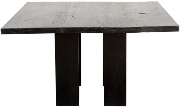 Robust High Gloss Black Ironwood Table - de-cor