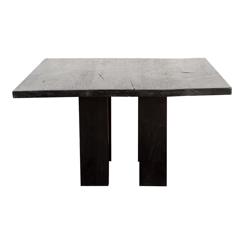 Robust High Gloss Black Ironwood Table - de-cor