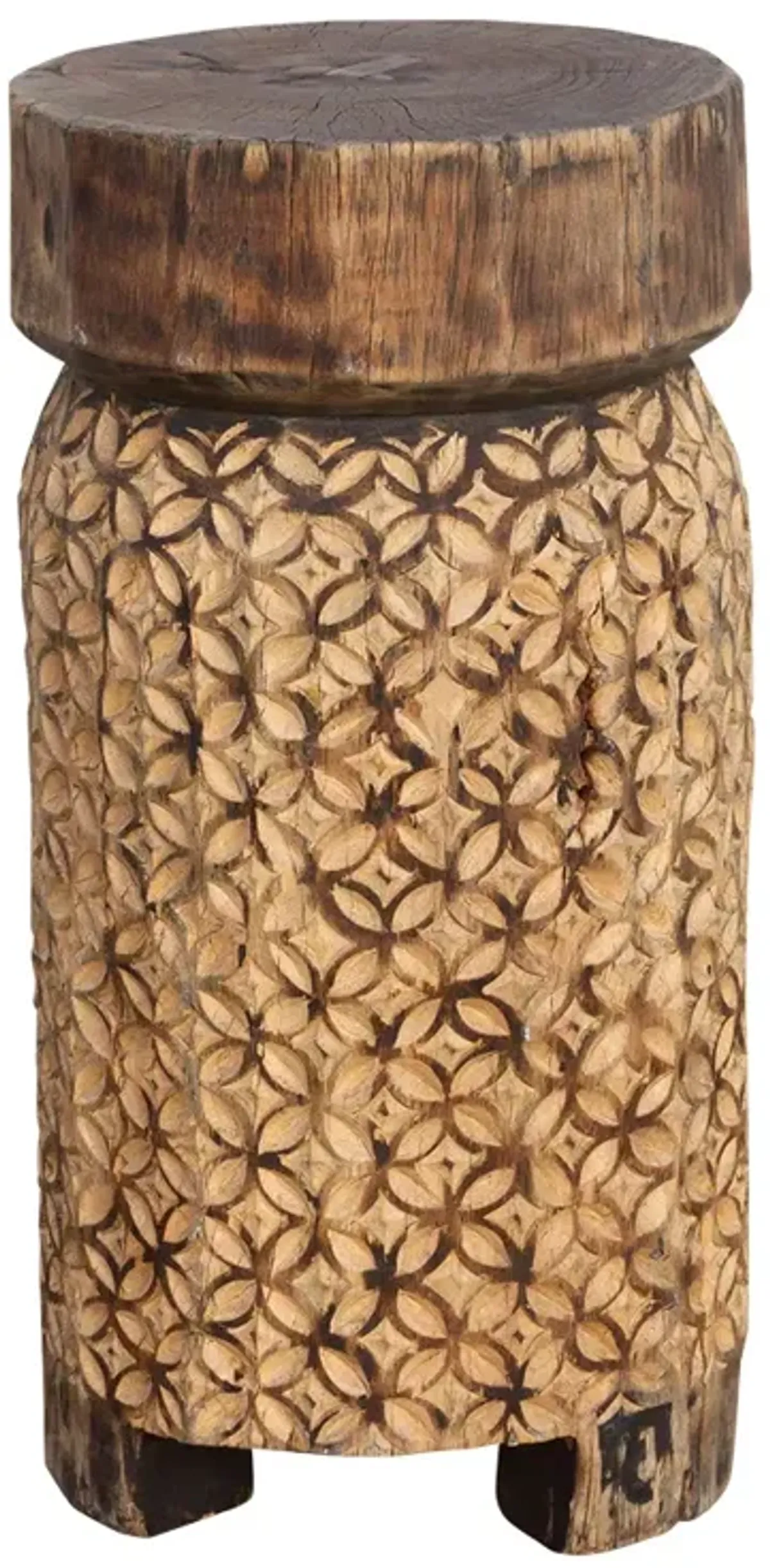 Naga Primitive Tree Trunk Table - de-cor - Brown