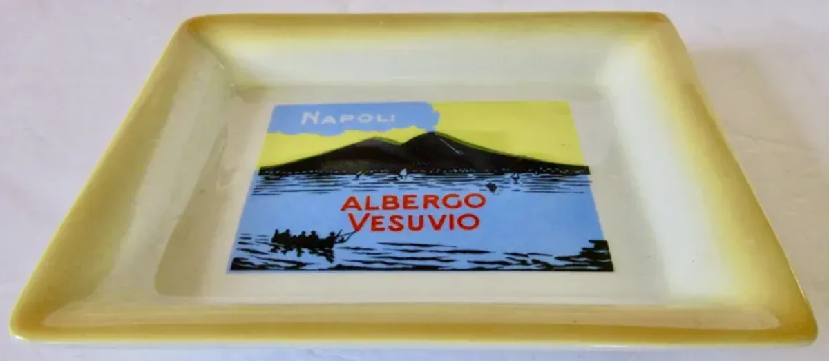 Albergo Vesuvio Tray - The Emporium Ltd. - Yellow