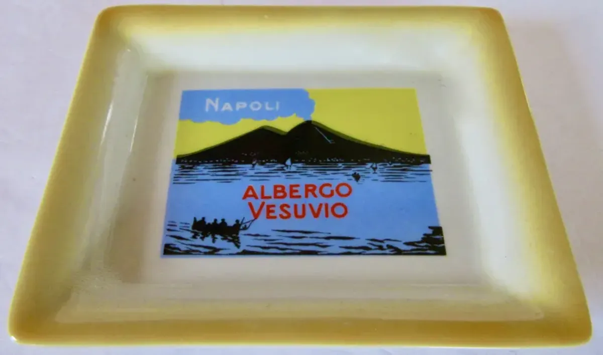 Albergo Vesuvio Tray - The Emporium Ltd. - Yellow