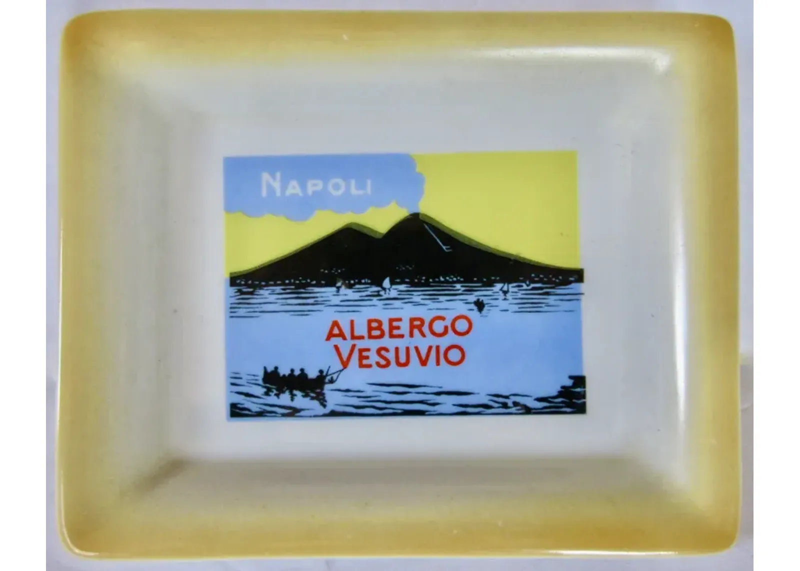 Albergo Vesuvio Tray - The Emporium Ltd. - Yellow