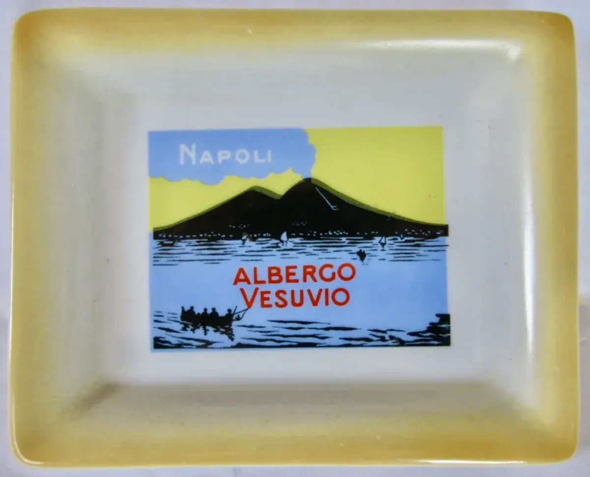 Albergo Vesuvio Tray - The Emporium Ltd. - Yellow