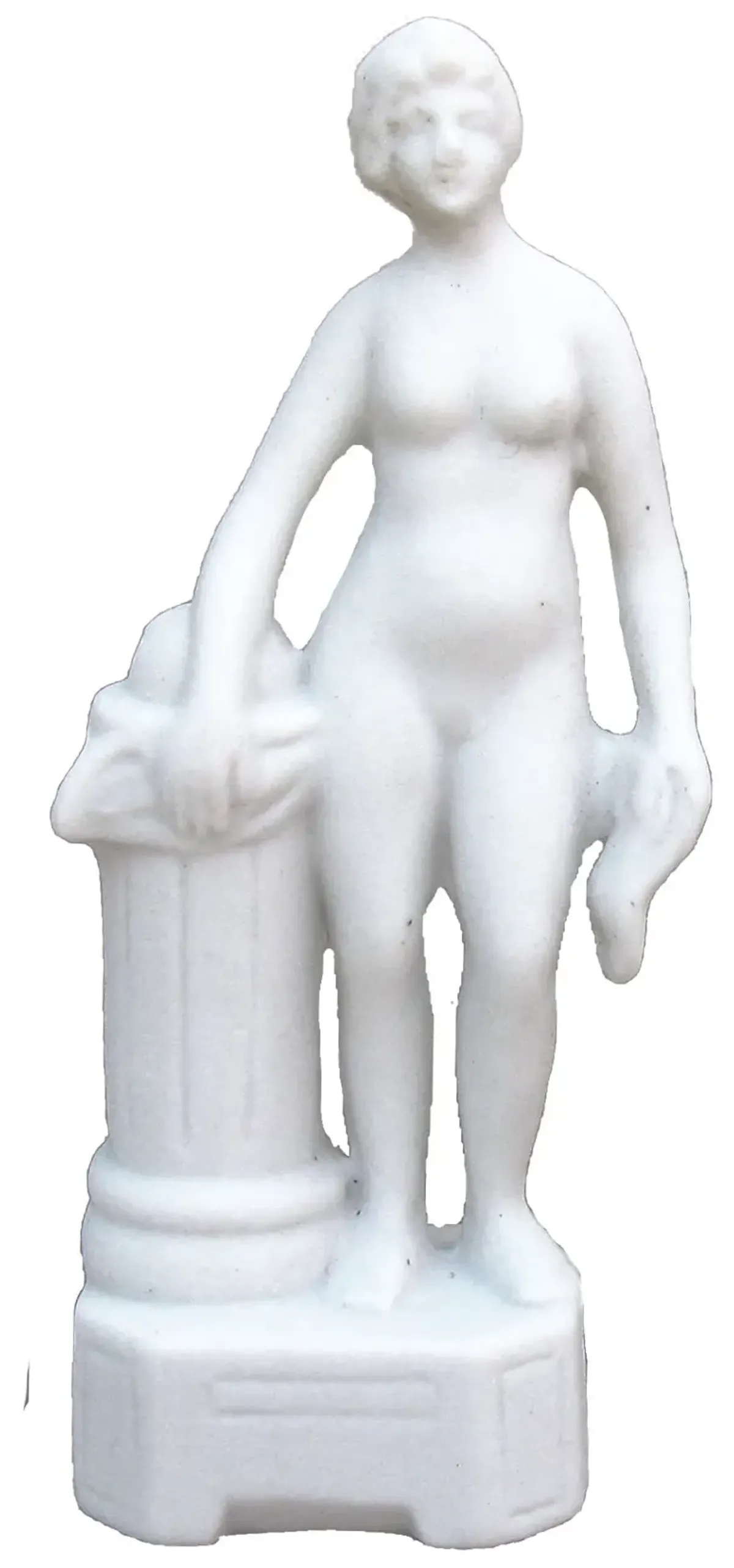 Classical Bisque Porcelain Figurines Set of 3 - Chez Vous - white